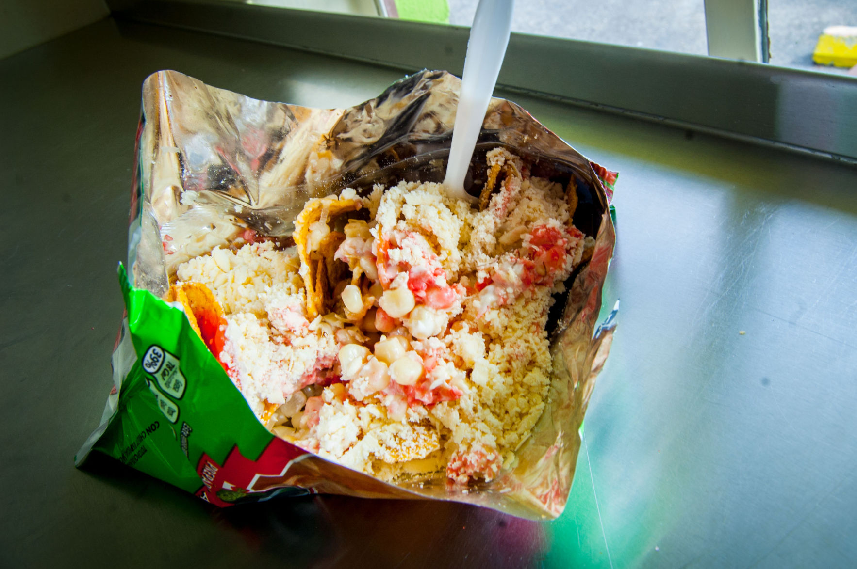 Tostielote at Raspados El Paraiso